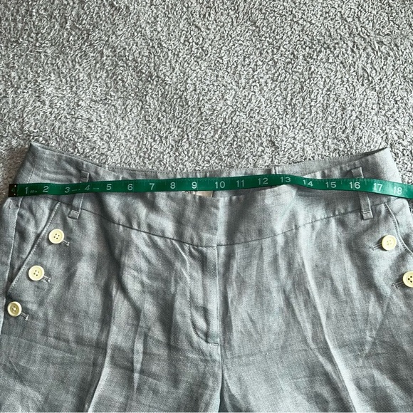 LOFT Gray Ankle Cropped Pants Tailored Design - Picture 5 of 7